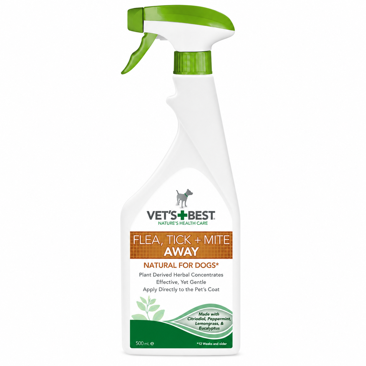 Vet`s Best – Spray contra puricilor, căpușelor și acarienilor