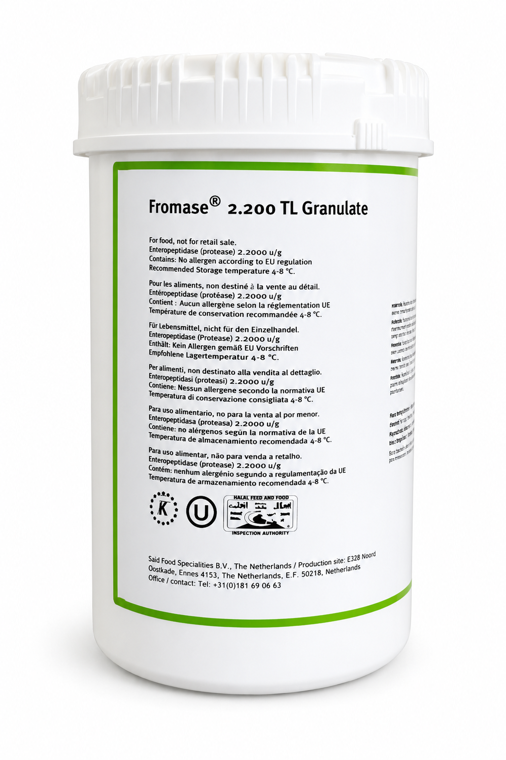 Fromase® 2.200 TL Granulate – Cheag microbian pentru coagularea laptelui