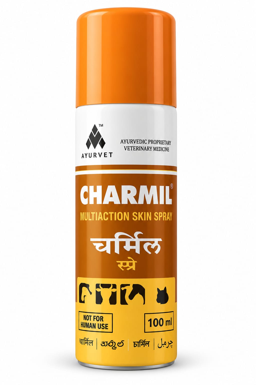 Charmil® Spray 100 ml – îngrijirea și protecția pielii la animale