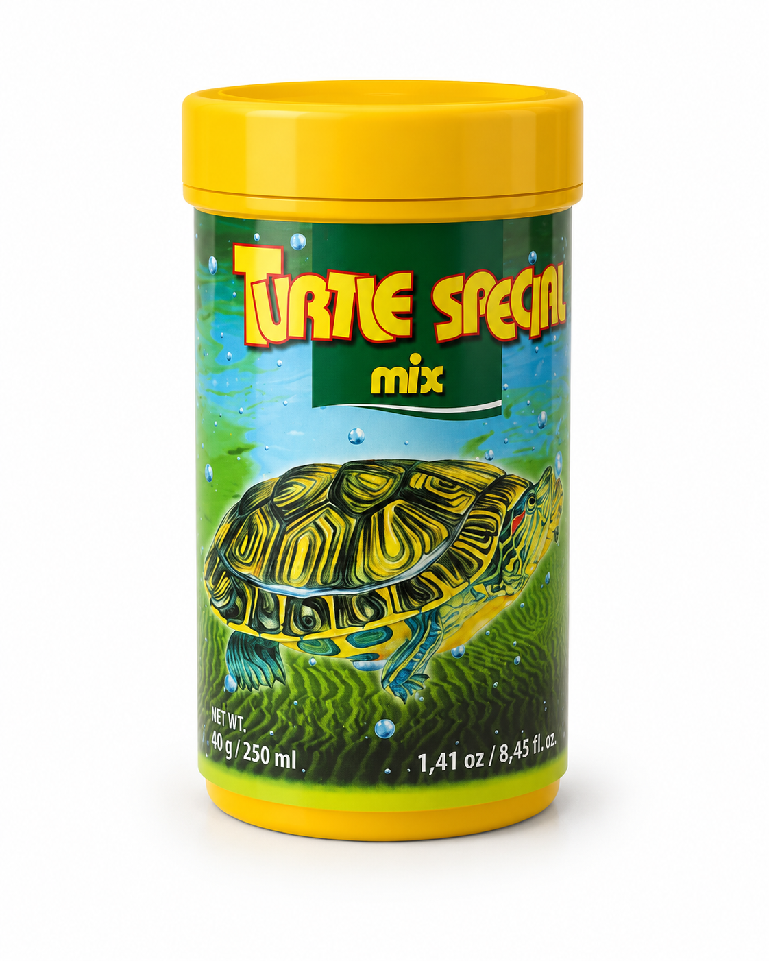 Turtle Special Mix – Hrană completă pentru țestoase de apă (40 g / 250 ml)