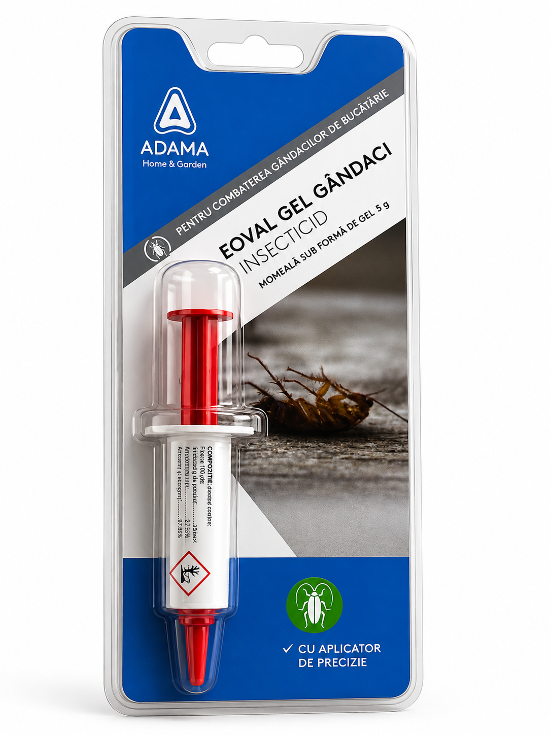 Eoval Gel Gândaci 5 g – insecticid gel pentru combaterea gândacilor de bucătărie