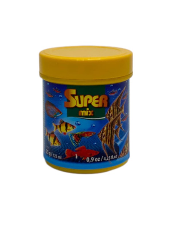 Hrană pentru pești SUPER mix FULGI, 25g