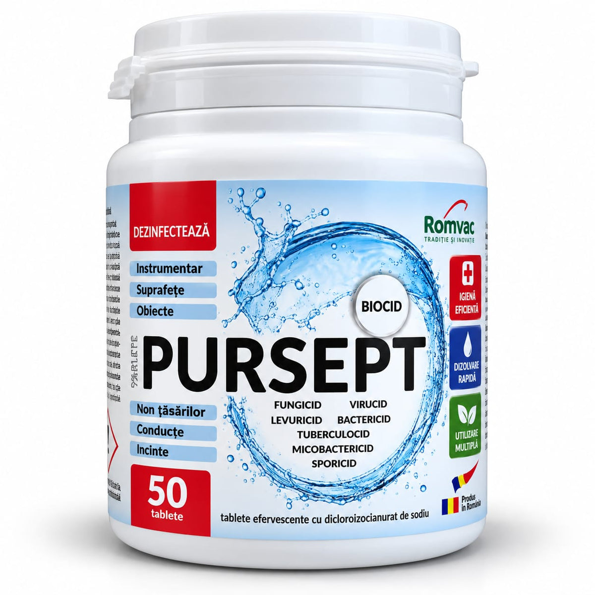 PURSEPT – soluția practică pentru dezinfecție, inclusiv pentru fântâni!