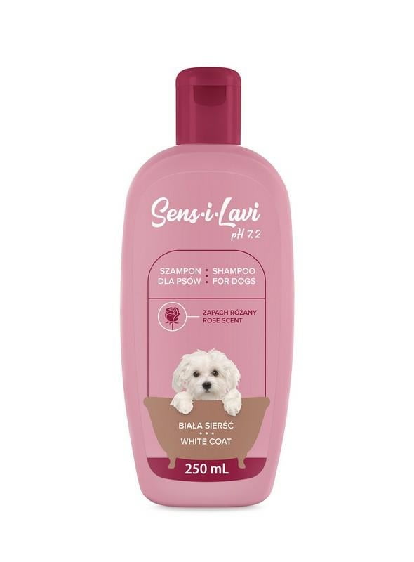 Șampon pentru câini cu blană albă 250 ML