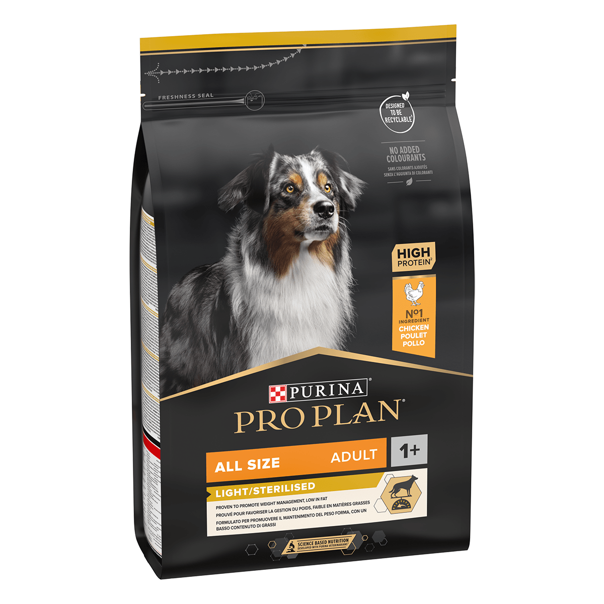 PRO PLAN ALL SIZES ADULT LIGHT Pui 4x3kg