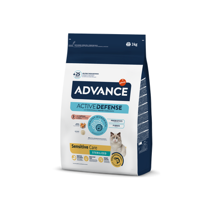 Advance Pisică – Sterilizat Sensitive cu Somon și orez 3 kg