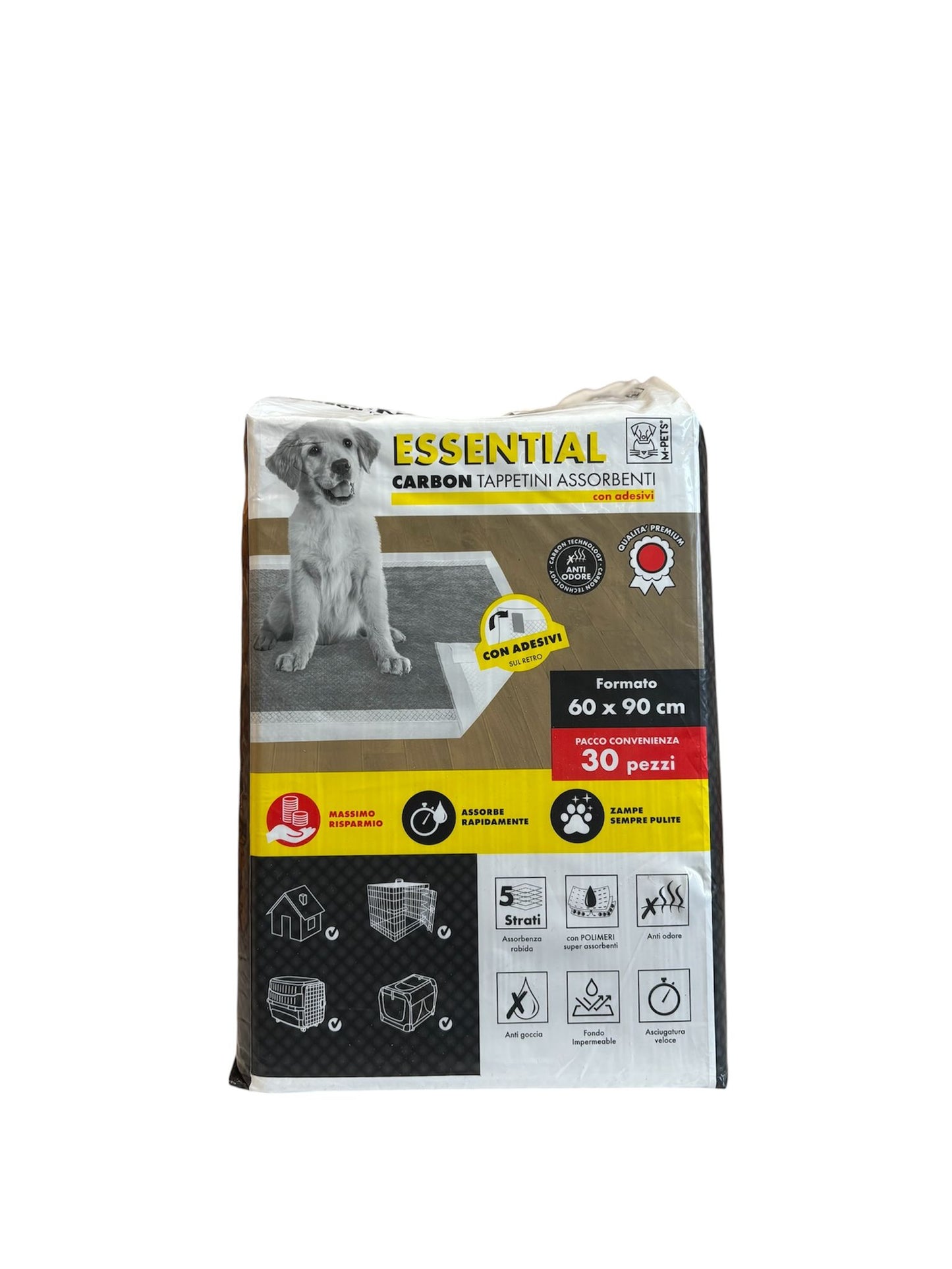 Covor absorbant Essential Training pads Carbon 60x90 CM