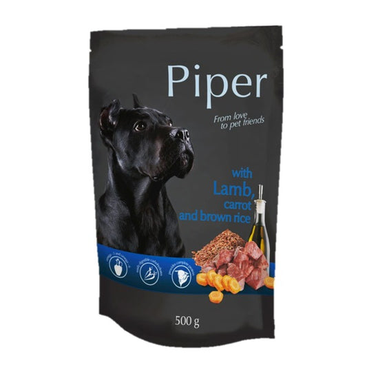 Piper Adult Dog, Miel, morcovi și orez brun, 500 g