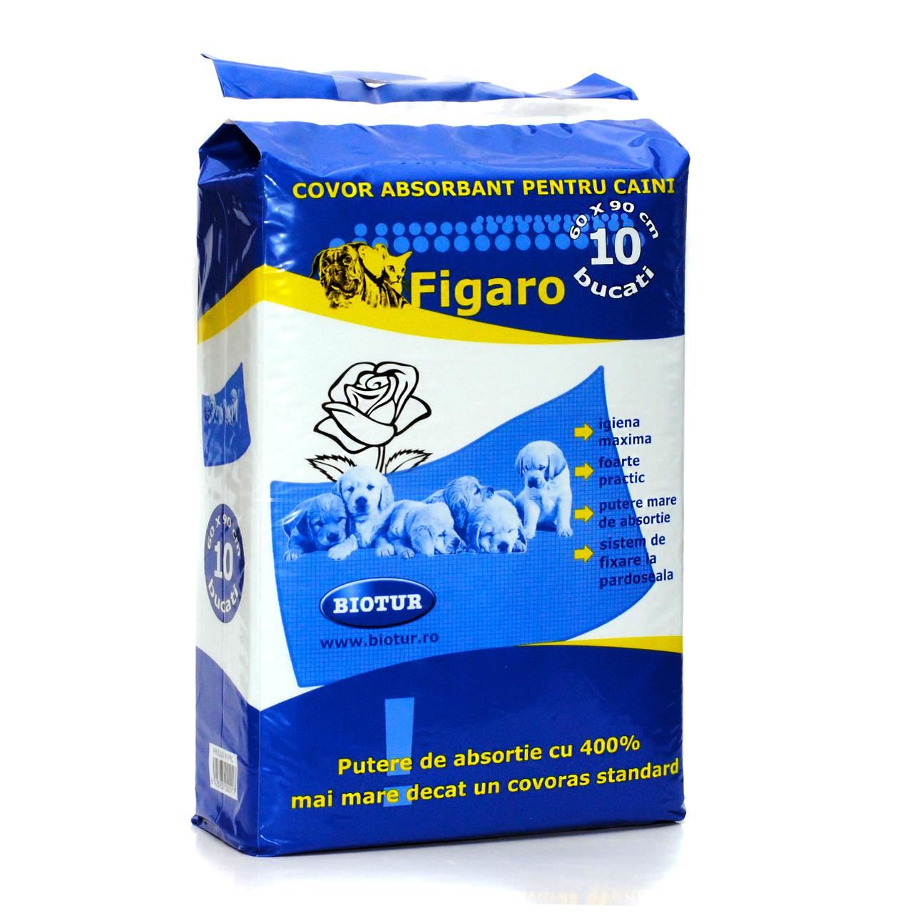 COVOR ABSORBANT PENTRU CAINI FIGARO 60X90CM (10BUC/PCH)