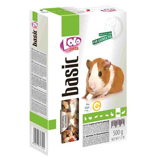 LOLO PETS Mâncare pentru porcușori de guinea, 500 g