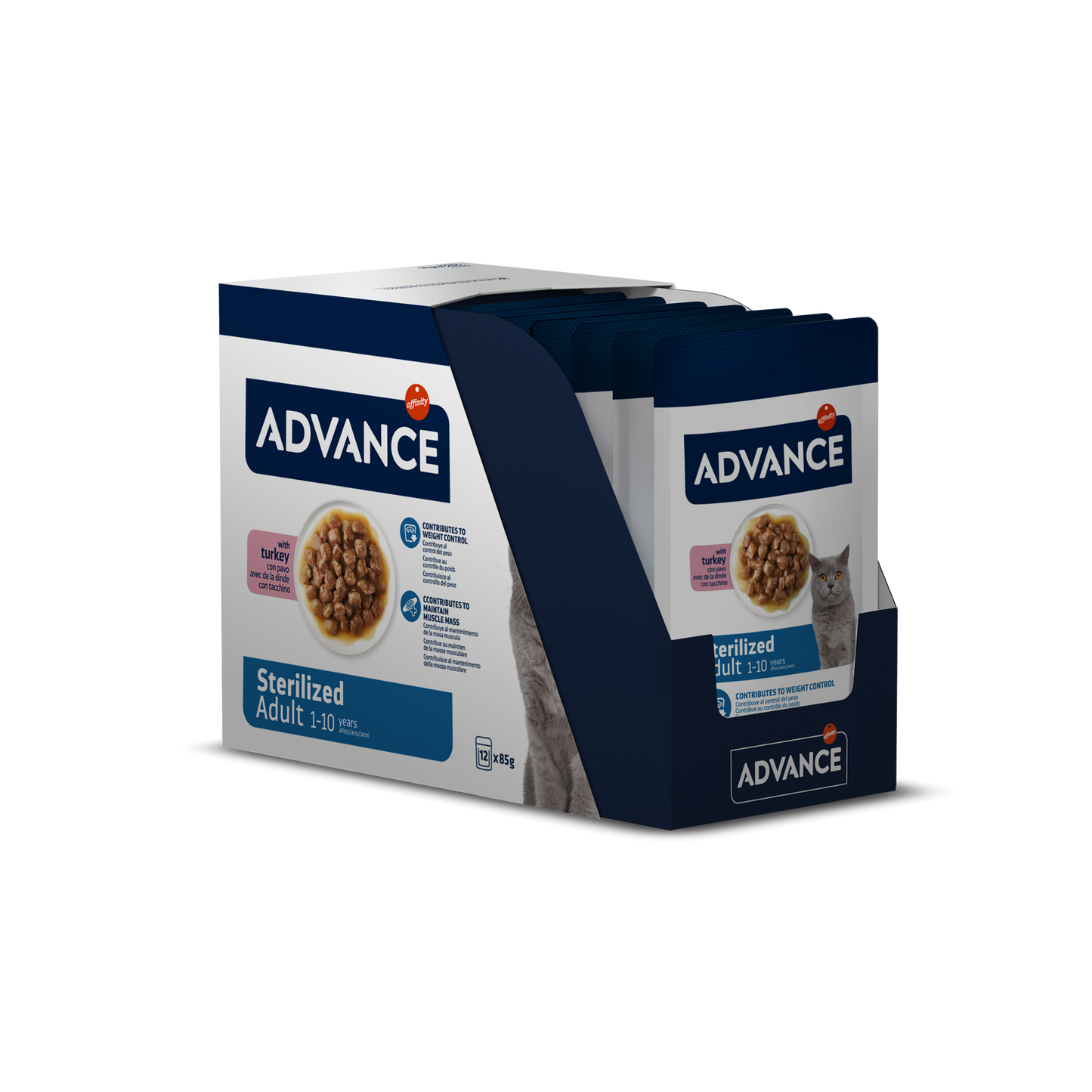 Advance Wet Adult Sterilizat – Cu Curcan 85 GR