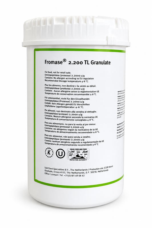 Fromase® 2.200 TL Granulate – Cheag microbian pentru coagularea laptelui, 500 G