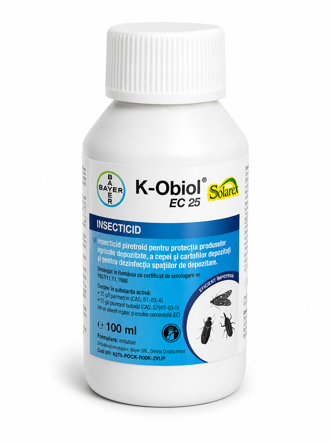 K-Obiol EC 25 – Insecticid pentru produse și spații de depozitare