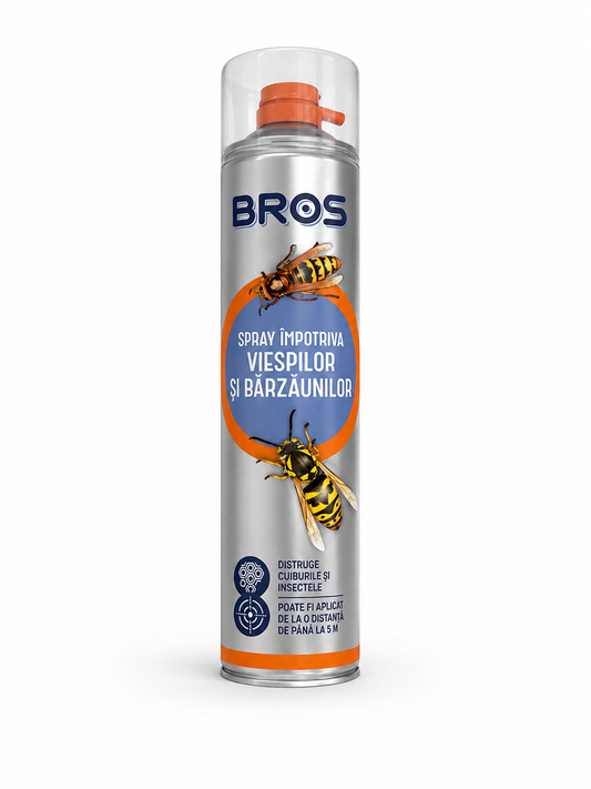 Spray BROS împotriva viespilor și bărzăunilor – 500 ml
