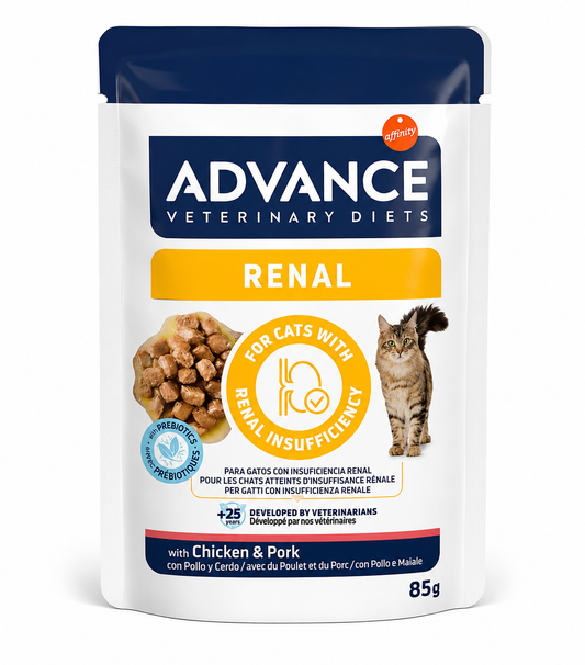 Advance Veterinary Diets Renal Plic 85 g – Hrană umedă pentru pisici cu insuficiență renală