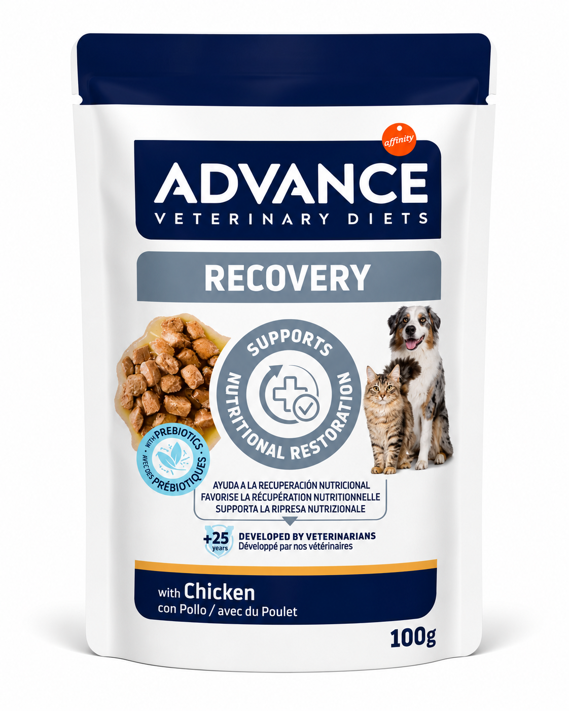 Advance Veterinary Diets Recovery Plic 100 g – Hrană umedă dietetică pentru câini și pisici