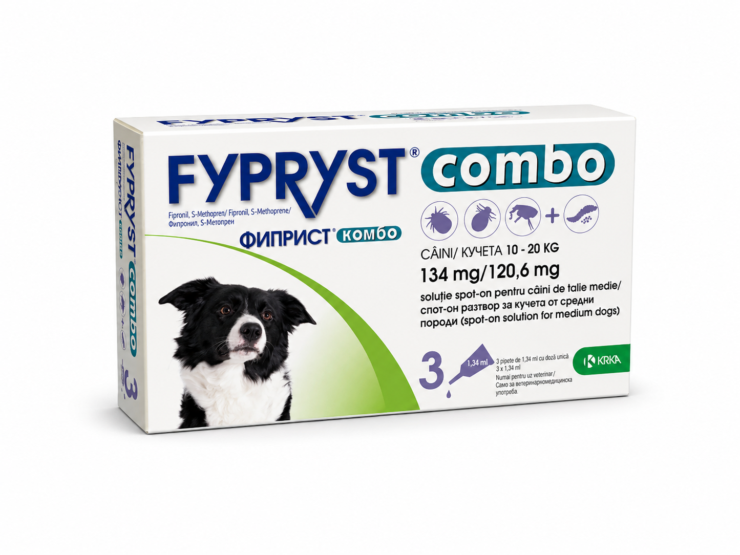 Fypryst Combo – soluție antiparazitară spot-on pentru câini – 1 pipetă