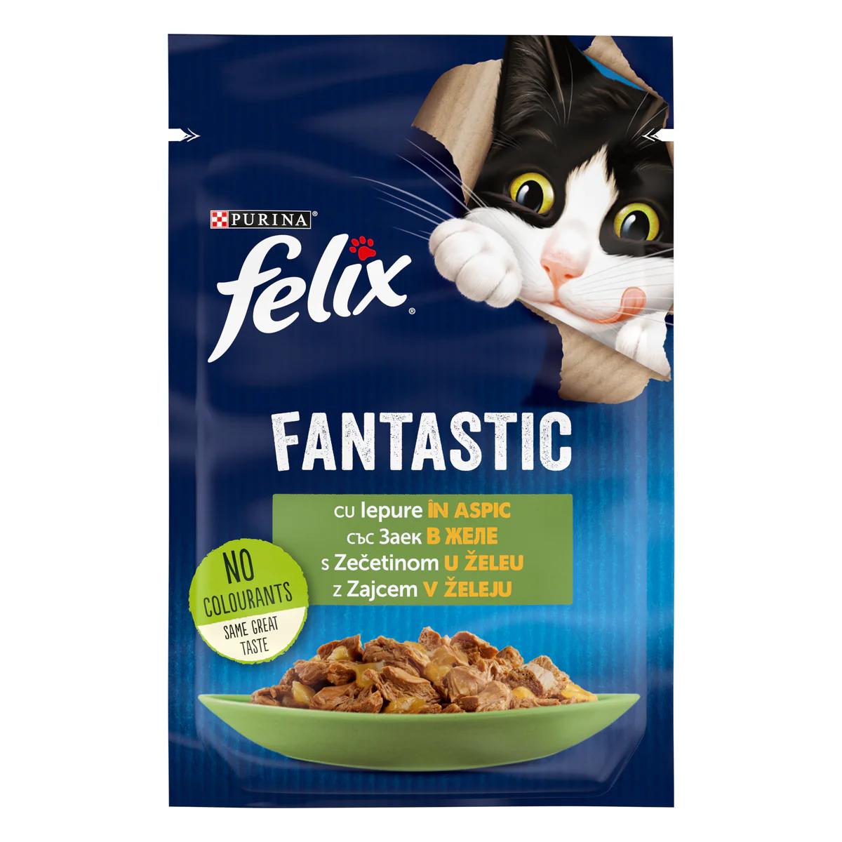 Felix Fantastic, Hrană umedă pentru pisici cu iepure