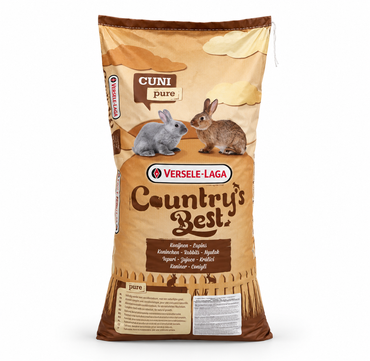 Versele-Laga Country’s Best Cuni Pure – hrană pentru iepuri fără coccidiostatic