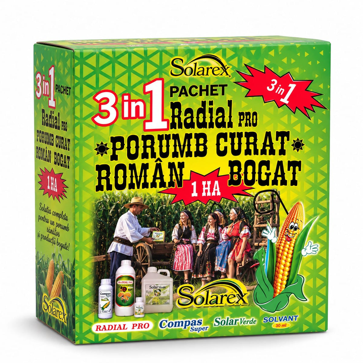 Pachet 3 în 1 Radial PRO – pentru porumb curat și o cultură bine pornită