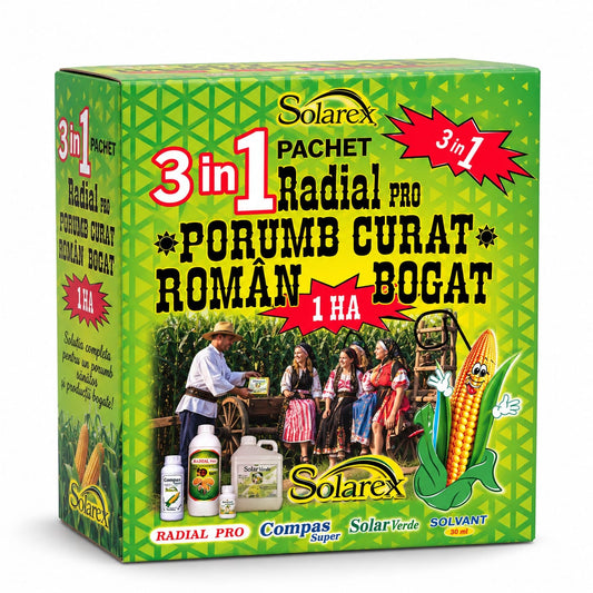 Pachet 3 în 1 Radial PRO – pentru porumb curat și o cultură bine pornită