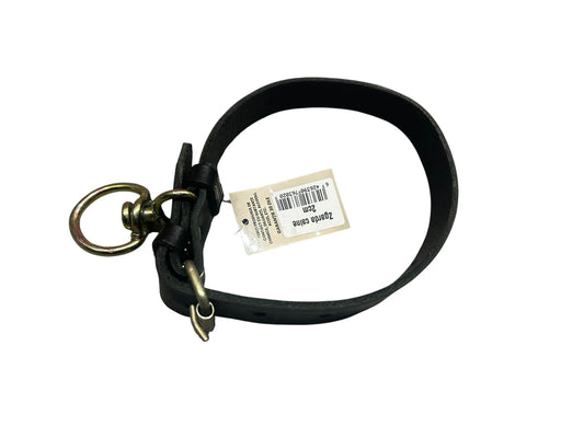 Zgardă piele neagra, 2 cm