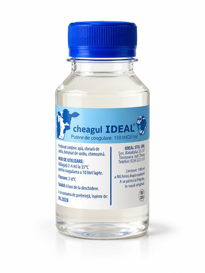 Cheag Ideal Lichid 100 ml – Enzimă pentru coagularea laptelui