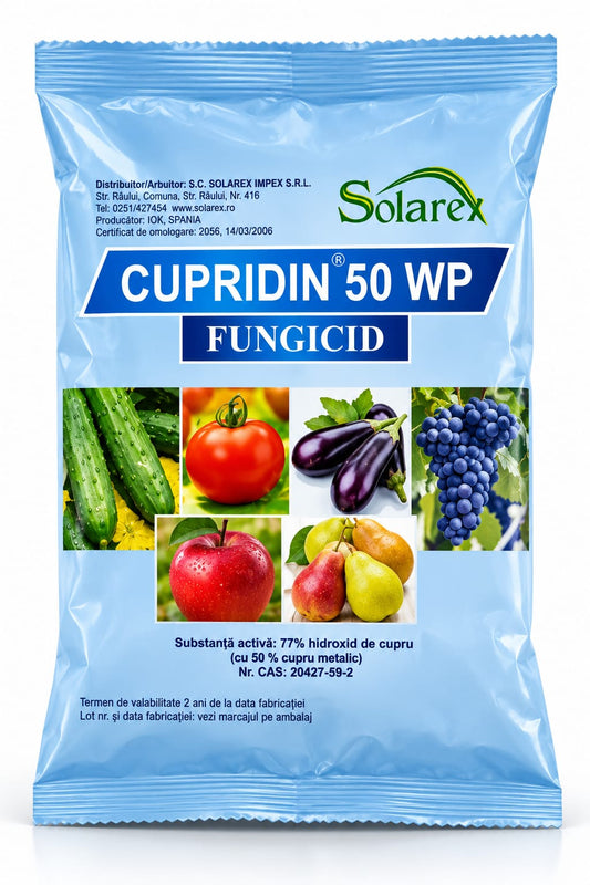 CUPRIDIN® 50 WP – protecție pentru culturi sănătoase și recolte frumoase! 200gr