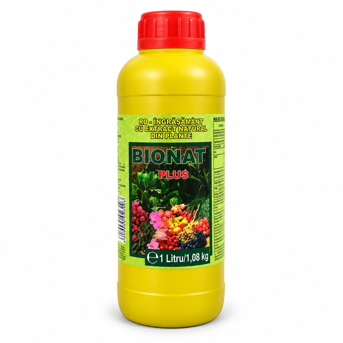 BIONAT PLUS – îngrășământ cu extract natural din plante, 1 L