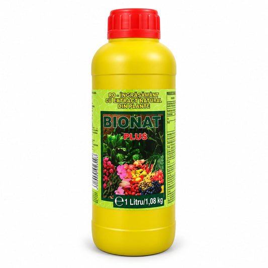 BIONAT PLUS – îngrășământ cu extract natural din plante, 1 L