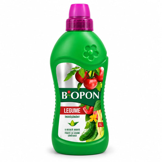 BIOPON Legume – îngrășământ lichid pentru legume, 1 L