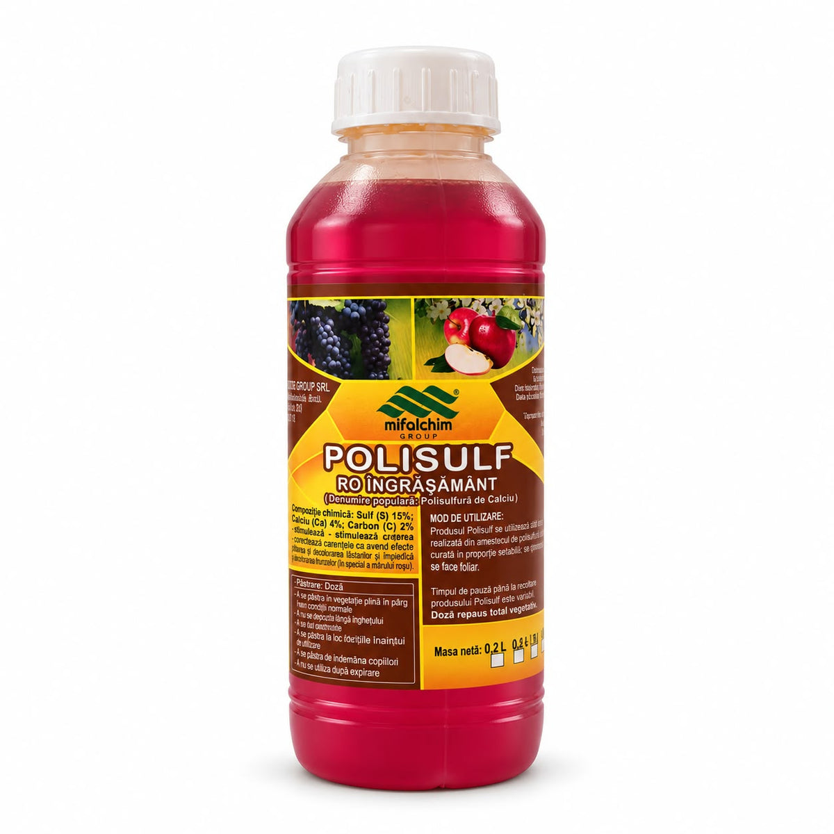 Polisulf – îngrășământ foliar cu sulf și calciu