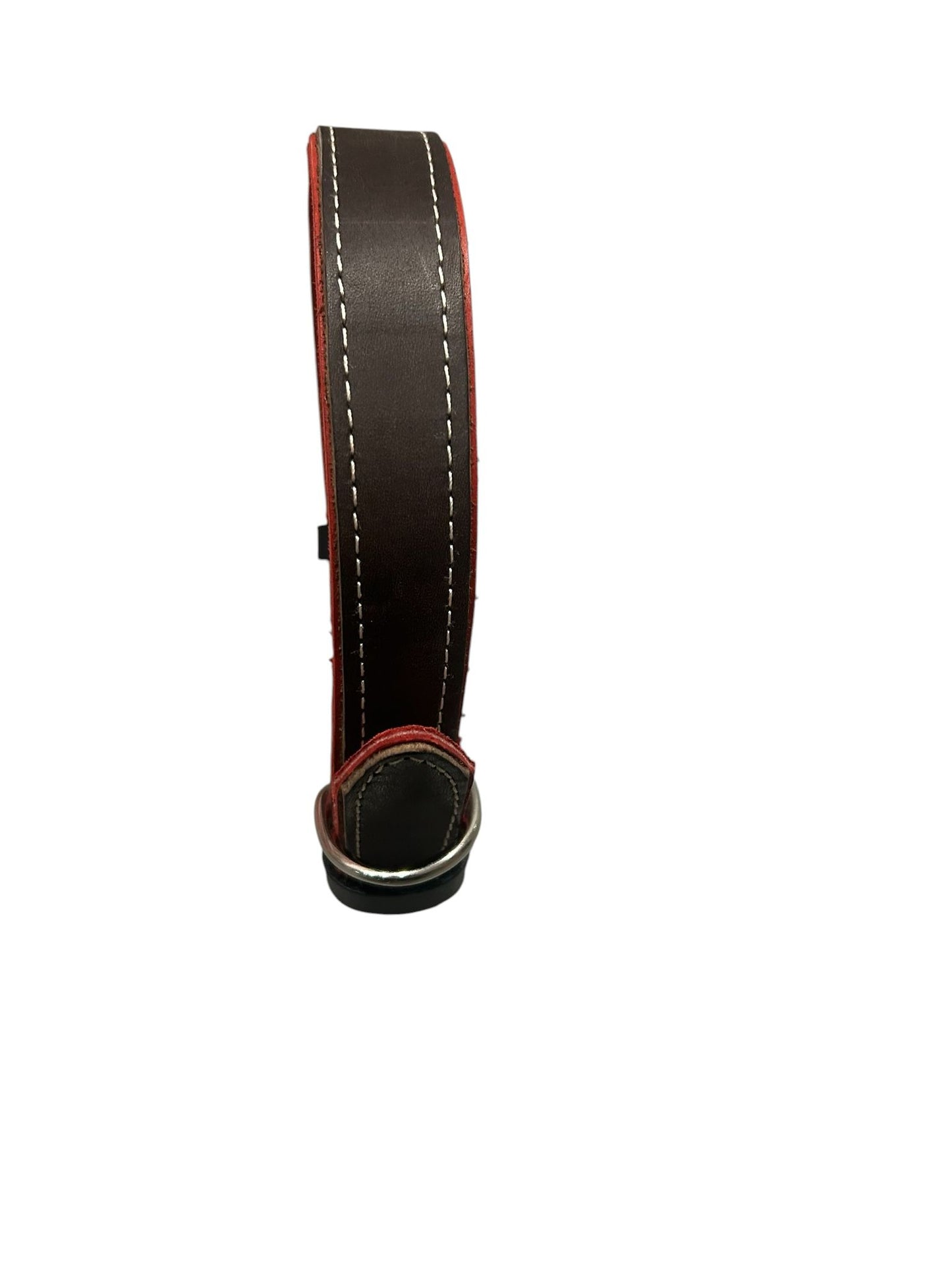 Zgarda piele dubla, 3 cm