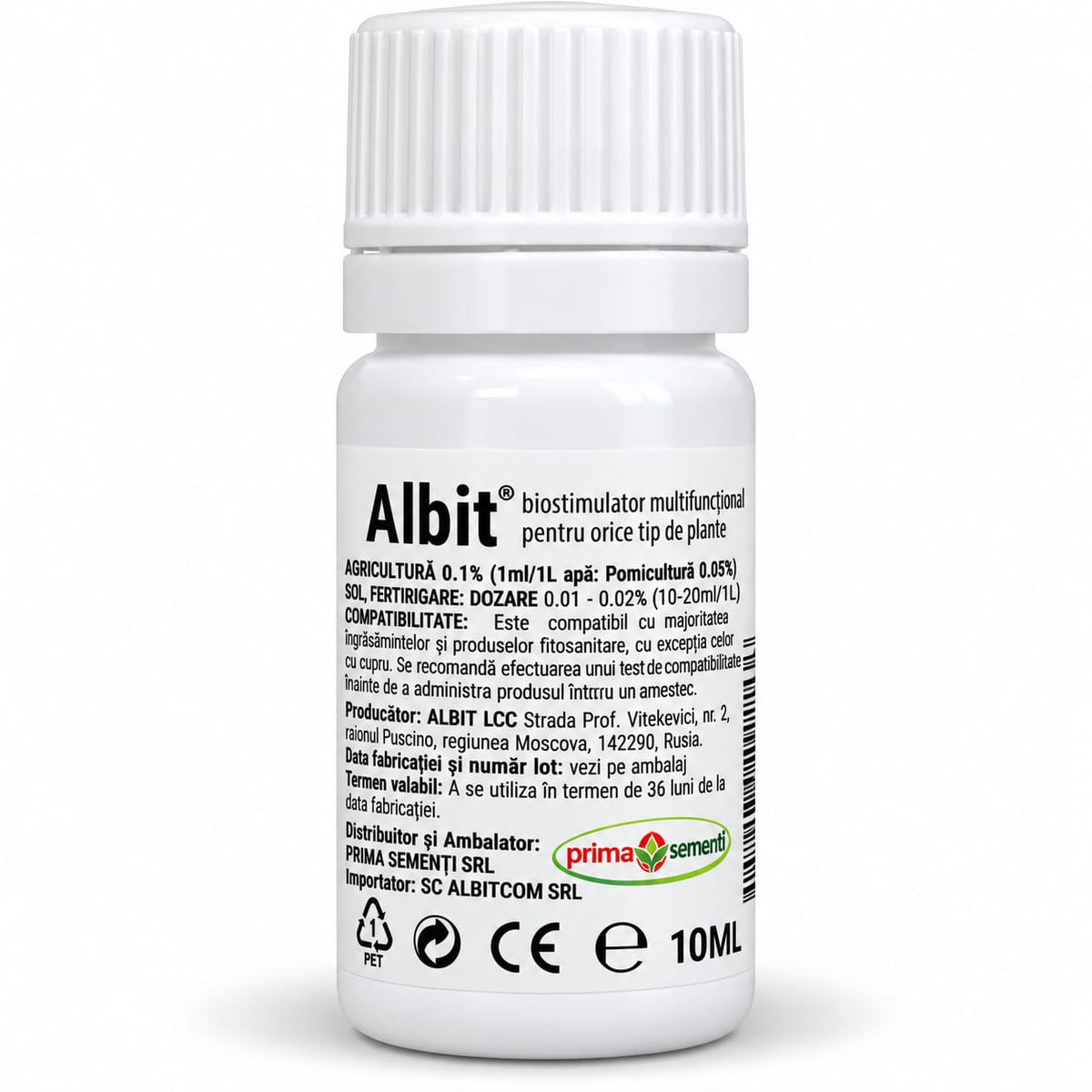 Albit® 10 ml – biostimulator multifuncțional pentru plante