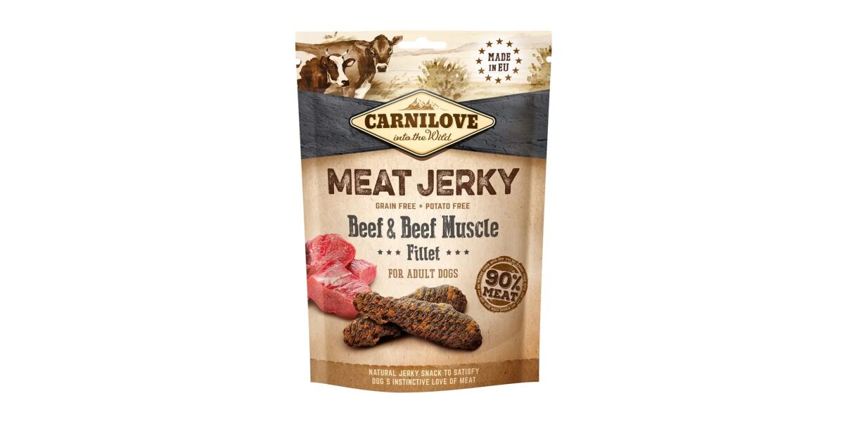 Carnilove Jerky Beef & Beef Muscle Fillet 100 g