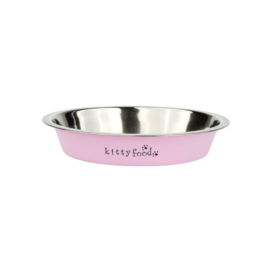 Castron inox pink puppy/cat