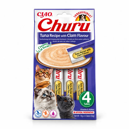 CIAO Churu – recompensă cremoasă pentru pisici, 4 x 14 g