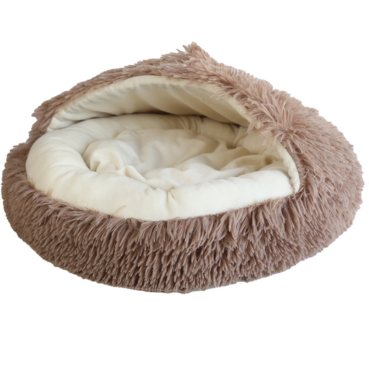 Patuț blăniță rotund Uniq brown