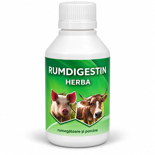Rumdigestin Herba 200 ml – susține digestia și pofta de mâncare la rumegătoare și porcine