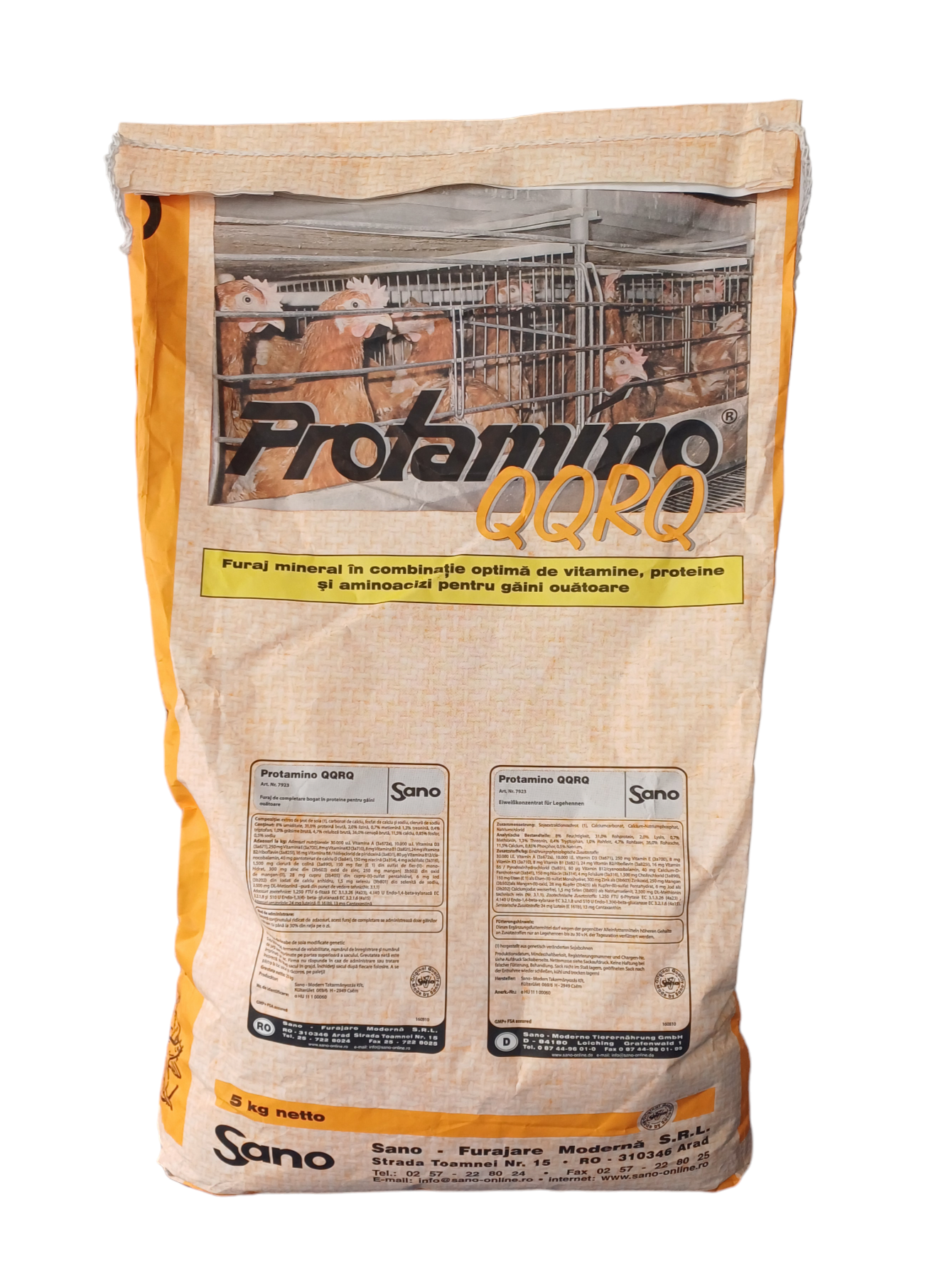 Concentrat pentru găini ouătoare-PROTAMINO QQRQ 5 KG