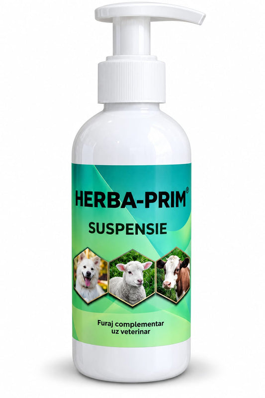 HERBA-PRIM Suspensie – suport natural pentru digestie și tranzit